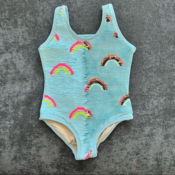 NWT Shade Critters Flippy Sequin Rainbow Swimsuit - Picture 2 of 10